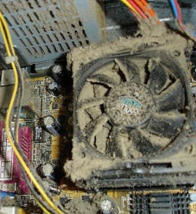 Dust Inside A Computer
